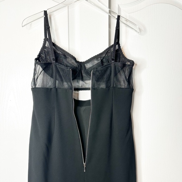 Rachel Gilbert Stephanie Hartley Embellished Corset Gown Black Size 10 US - Picture 6 of 16